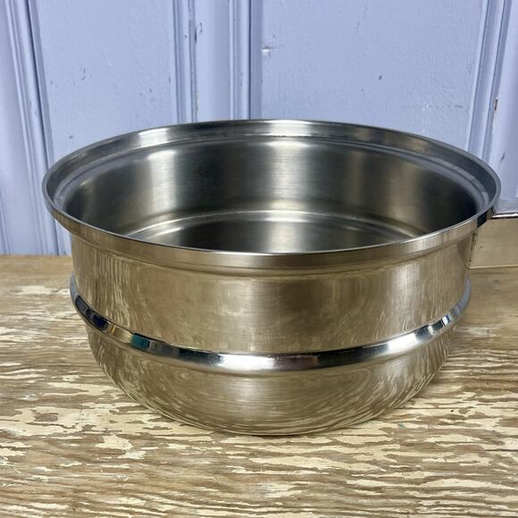 Vintage Saladmaster Stainless Steel Steamer Strainer Insert Pan Made In USA 8” - Picture 14 of 16